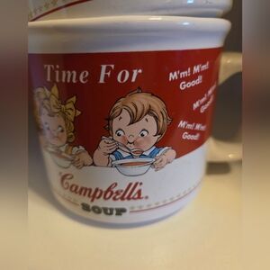 1998 Campbell's  Soup Mug M'm! M'm! Good Set of 2 Matching